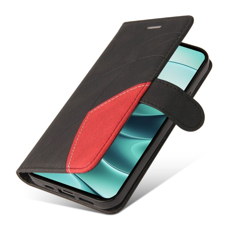 Flip Cover Til Xiaomi Redmi Note 14 5g Tofarvet Grafik
