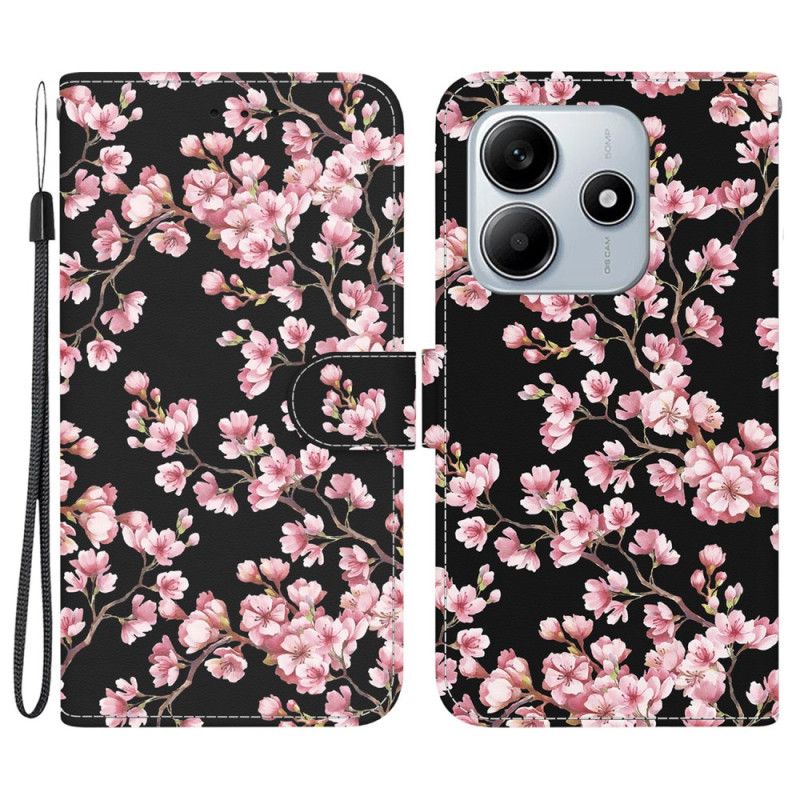 Flip Cover Xiaomi Redmi Note 14 5g Blommeblomster