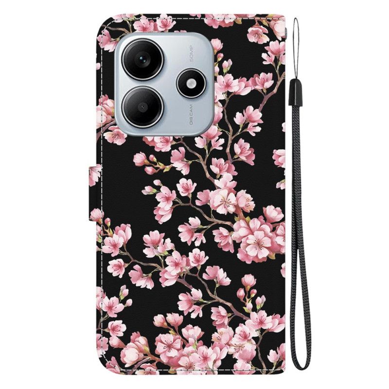 Flip Cover Xiaomi Redmi Note 14 5g Blommeblomster