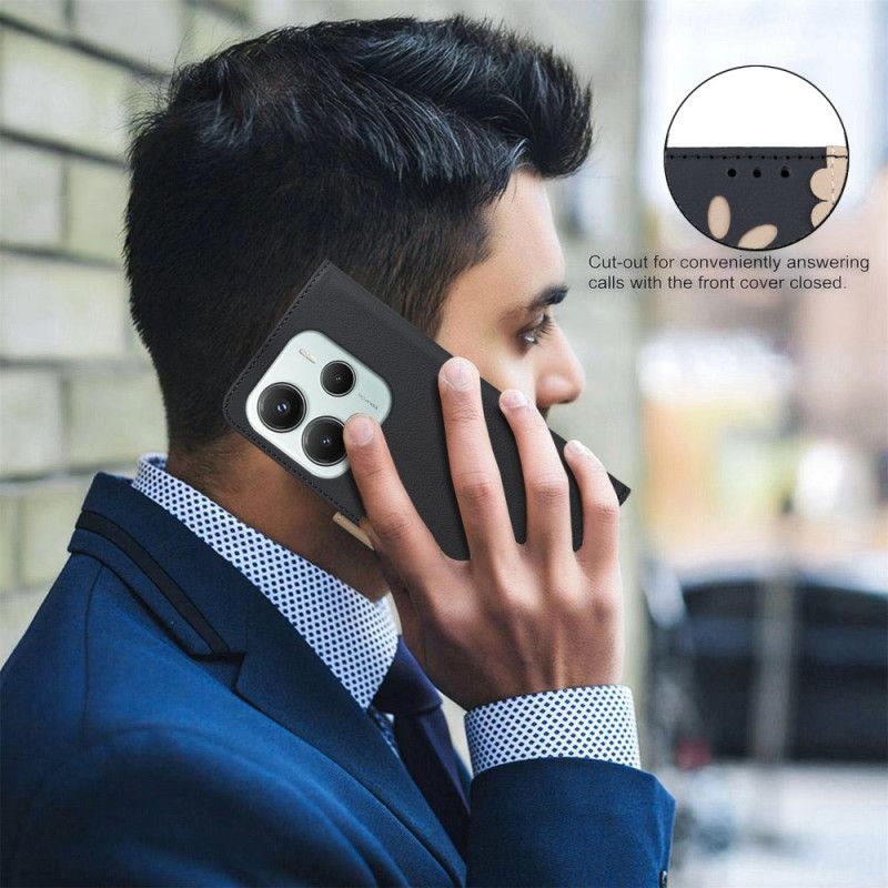 Flip Cover Xiaomi Redmi Note 14 5g Blomsterprint Binfen Farve