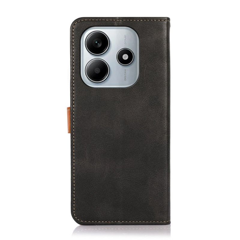 Flip Cover Xiaomi Redmi Note 14 5g Guldlås Khazneh