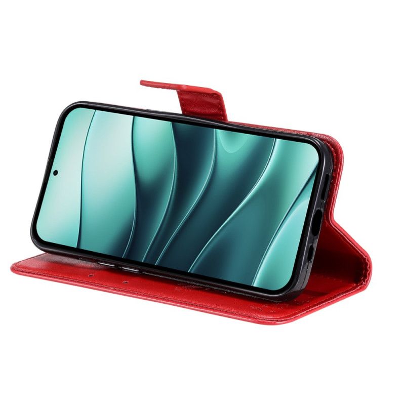 Flip Cover Xiaomi Redmi Note 14 5g Kat Og Træ Lnaière