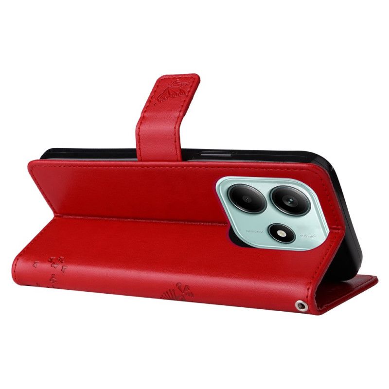 Flip Cover Xiaomi Redmi Note 14 5g Kat Og Træ Lnaière