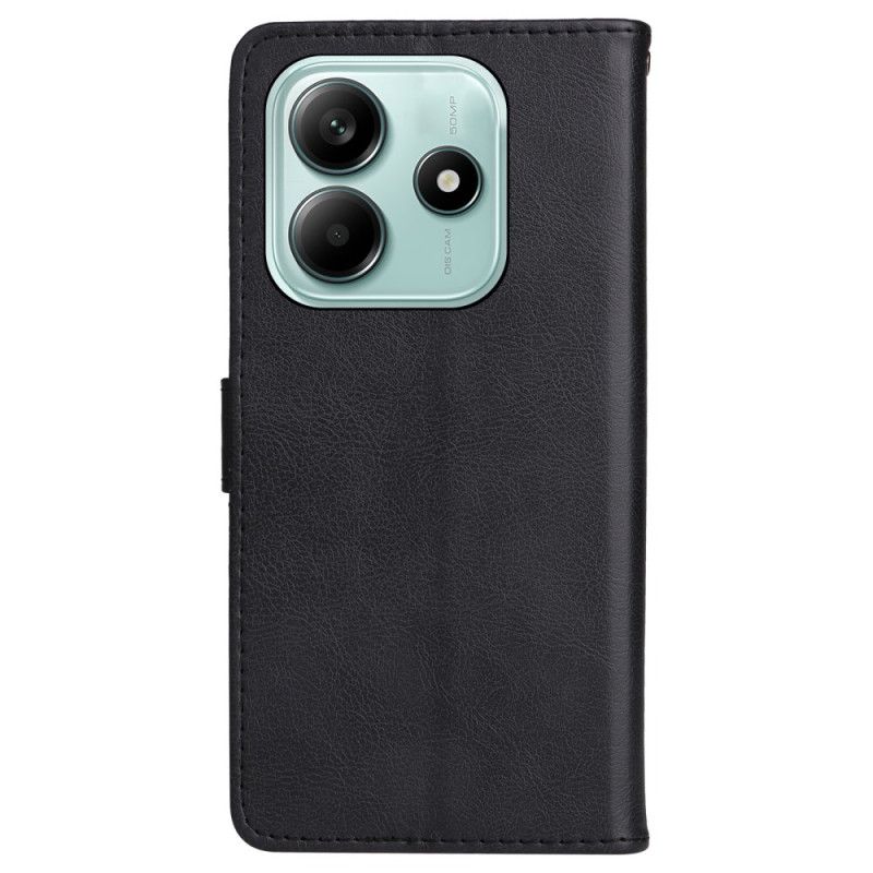 Flip Cover Xiaomi Redmi Note 14 5g Kunstlæder Med Rem