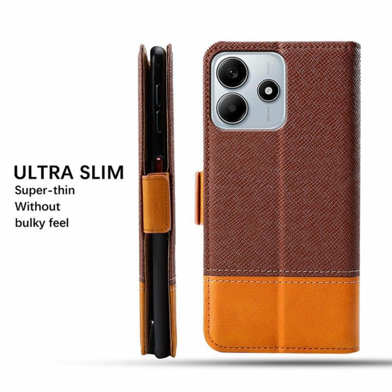 Flip Cover Xiaomi Redmi Note 14 5g Magnetisk Lås