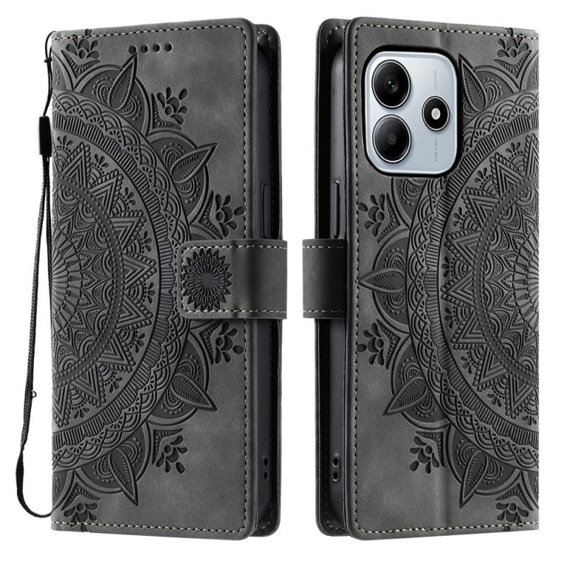 Flip Cover Xiaomi Redmi Note 14 5g Mandala-ruskindseffekt