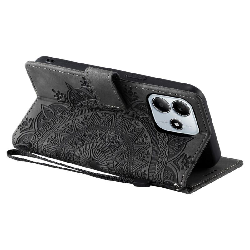 Flip Cover Xiaomi Redmi Note 14 5g Mandala-ruskindseffekt