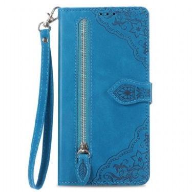 Flip Cover Xiaomi Redmi Note 14 5g Mønstret Lynlåslomme