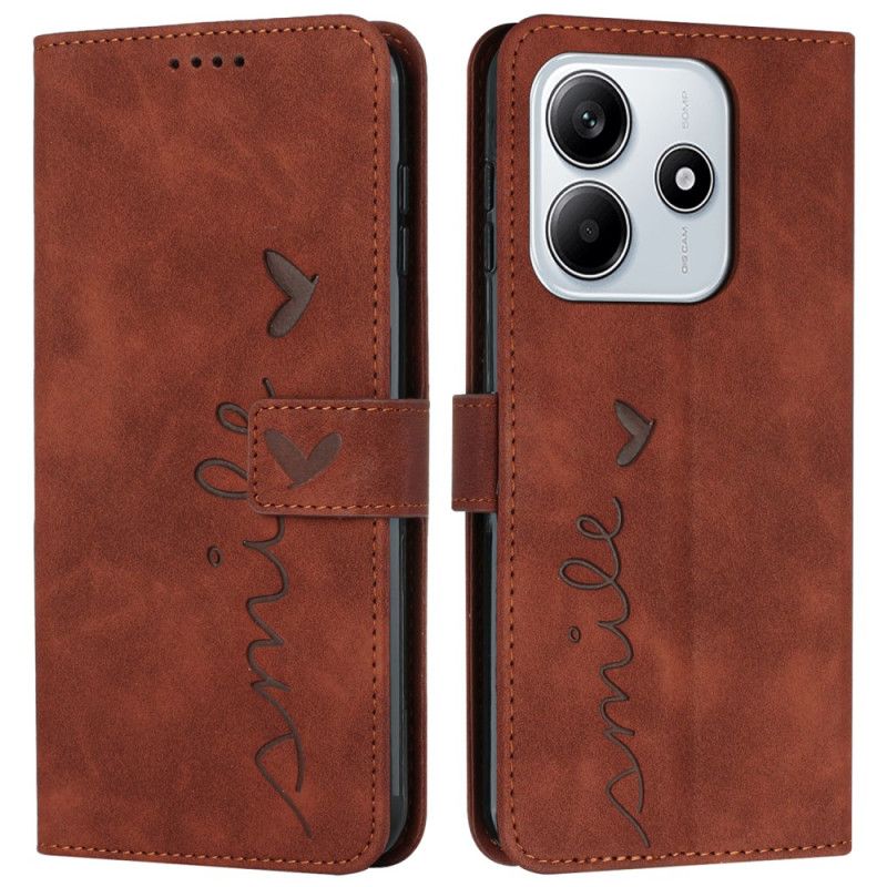 Flip Cover Xiaomi Redmi Note 14 5g Smile Ruskindseffekt