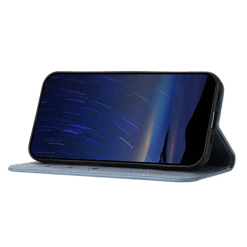 Flip Cover Xiaomi Redmi Note 14 5g Vævet Tekstur Med Rem