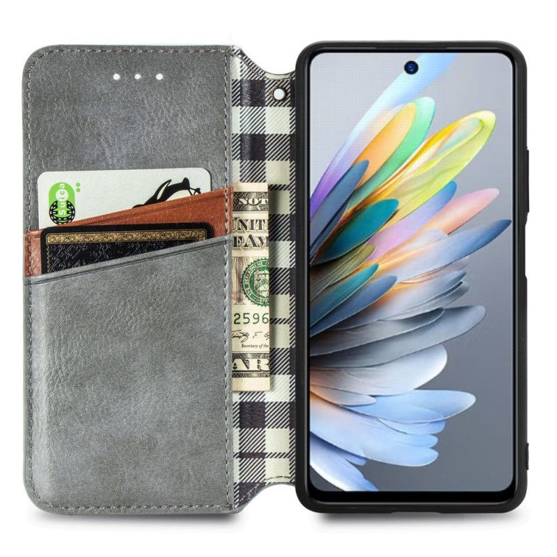 Flip Cover Xiaomi Redmi Note 14 5g Vintage Lædereffekt