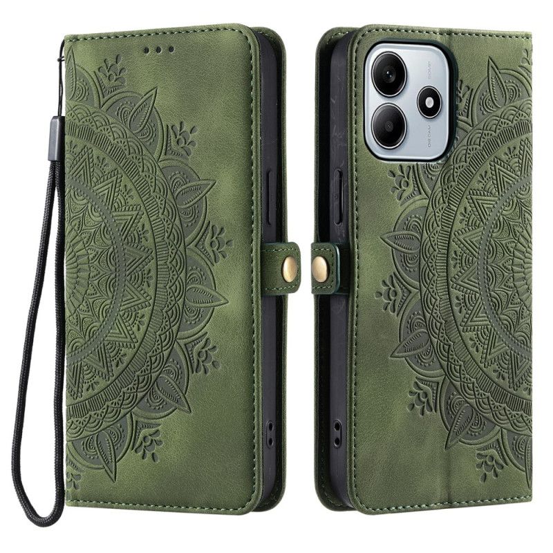 Læder Cover Xiaomi Redmi Note 14 5g Mandala-pung
