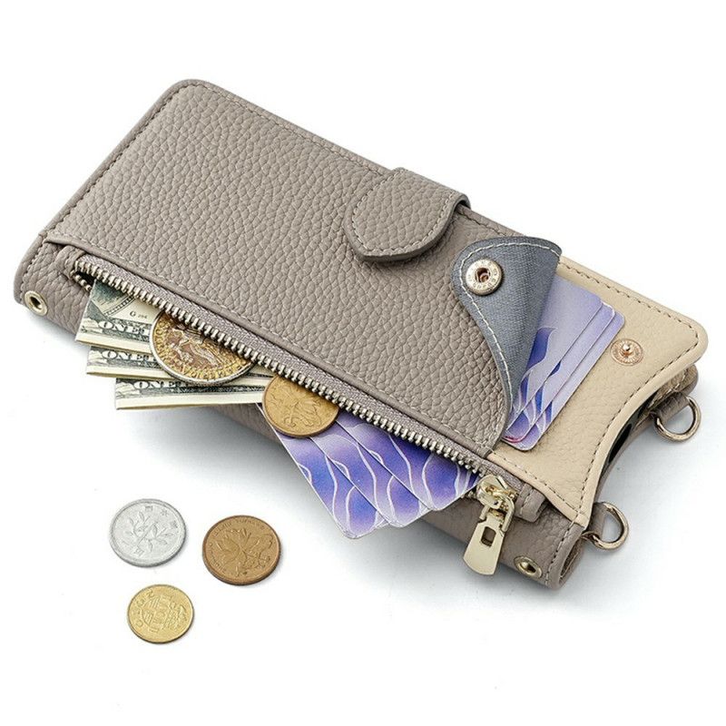 Læder Cover Xiaomi Redmi Note 14 5g Med Stativ Og Håndledsrem