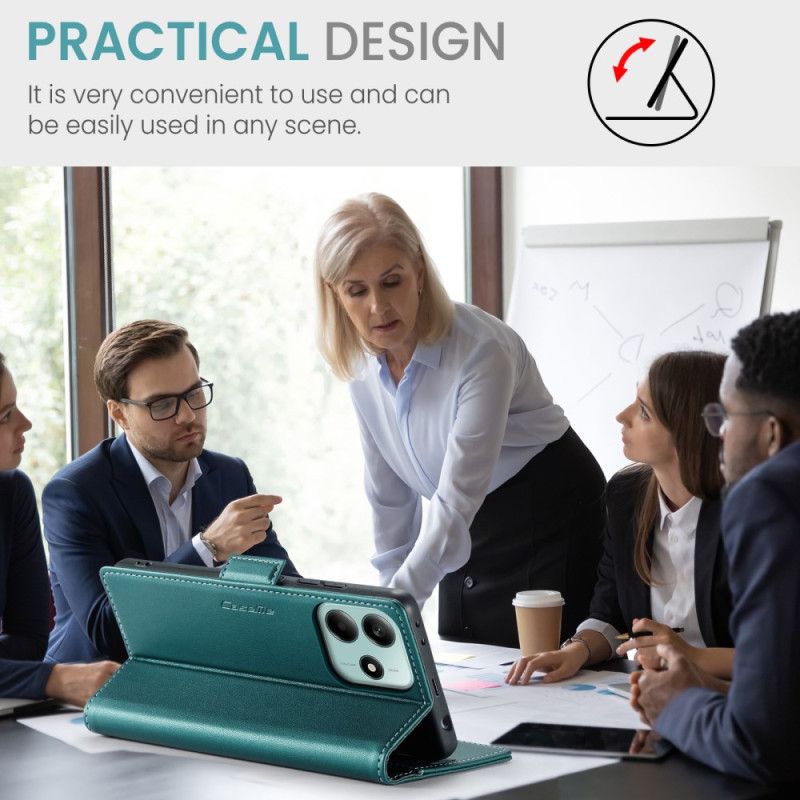 Læder Cover Xiaomi Redmi Note 14 5g Telefon Etui Caseme