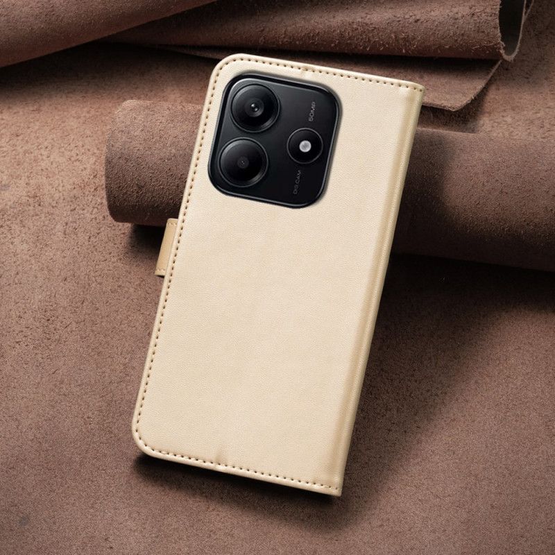 Læder Cover Xiaomi Redmi Note 14 5g Telefon Etui Kløver