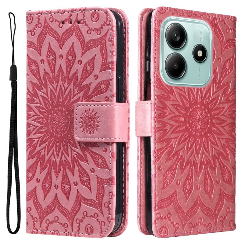Læder Cover Xiaomi Redmi Note 14 5g Telefon Etui Mandala
