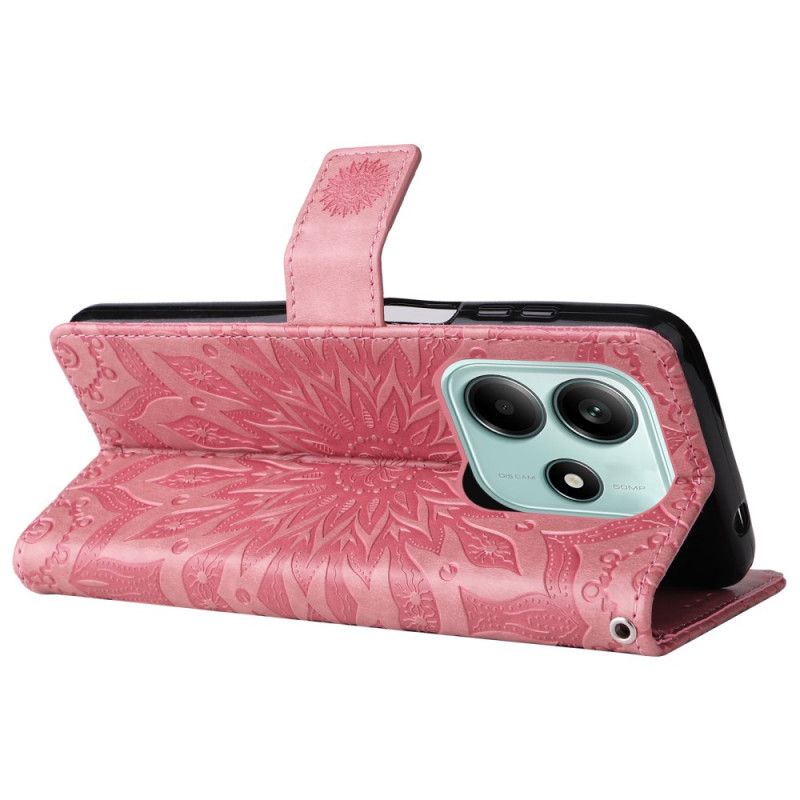 Læder Cover Xiaomi Redmi Note 14 5g Telefon Etui Mandala