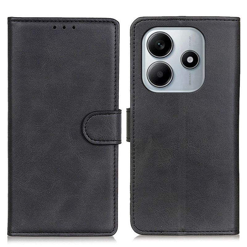 Læder Cover Xiaomi Redmi Note 14 5g Telefon Etui Mat Kunstlæder