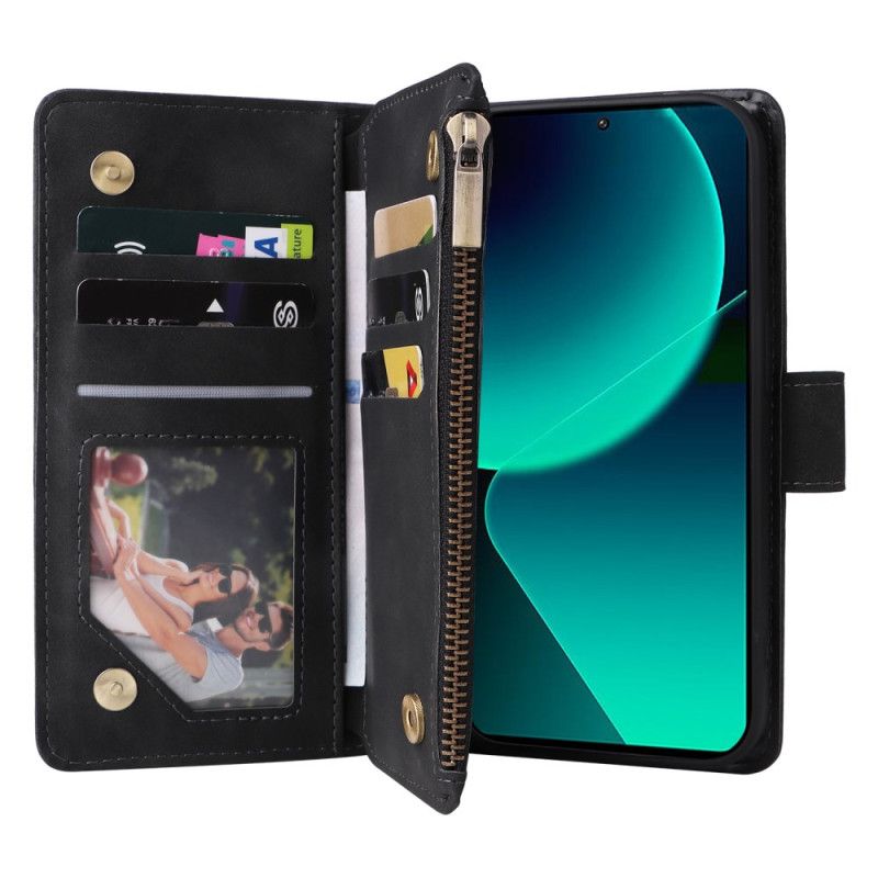 Læder Cover Xiaomi Redmi Note 14 5g Telefon Etui Pung I Læderimitation