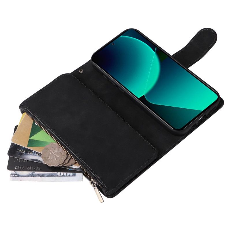Læder Cover Xiaomi Redmi Note 14 5g Telefon Etui Pung I Læderimitation