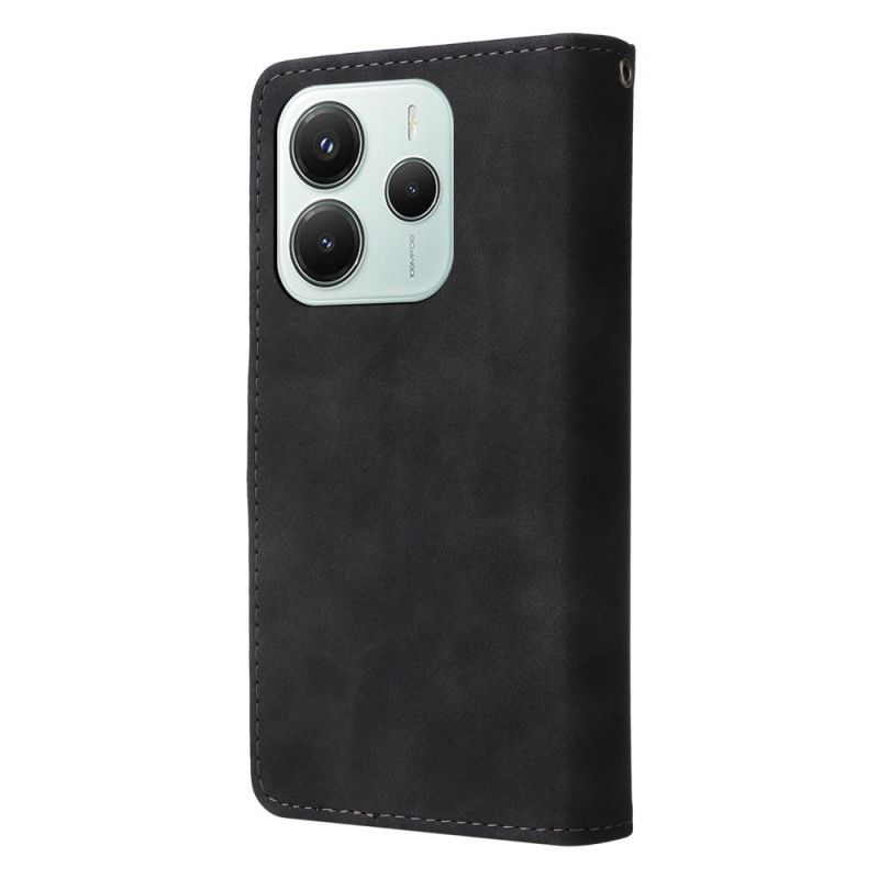 Læder Cover Xiaomi Redmi Note 14 5g Telefon Etui Pung I Læderimitation
