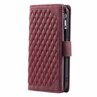 Læder Cover Xiaomi Redmi Note 14 5g Telefon Etui Pung Quiltet