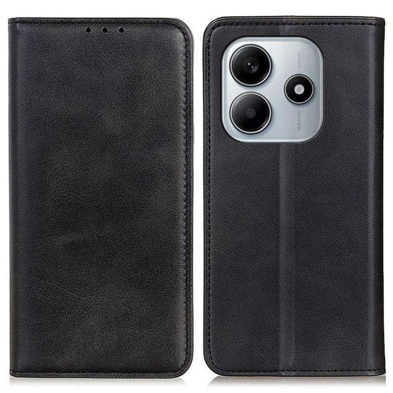 Læder Cover Xiaomi Redmi Note 14 5g Telefon Etui Tekstureret Læder