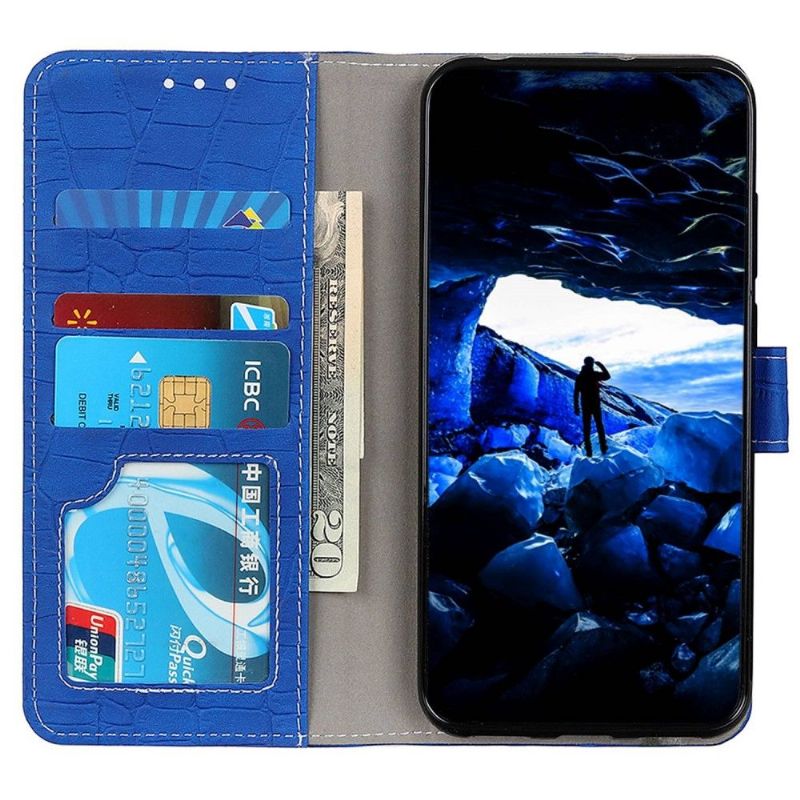 Flip Cover OnePlus Nord 2T 5G Croco Look Syning