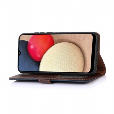 Læder Cover OnePlus Nord 2T 5G Original Khazneh Udsatte Sømme