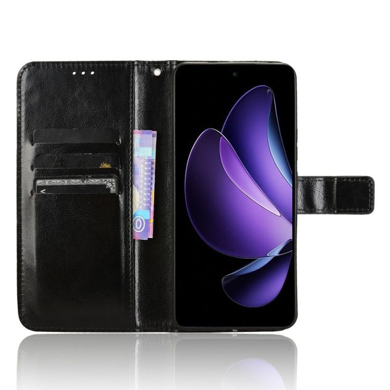 Flip Cover Oppo Reno 13f 4g / 5g / 13 Fs 5g Prangende Kunstlæder