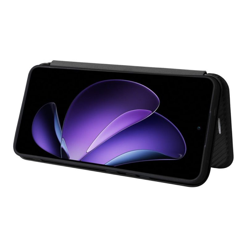 Flip Cover Til Oppo Reno 13f 4g / 5g / 13 Fs 5g Kulfiber