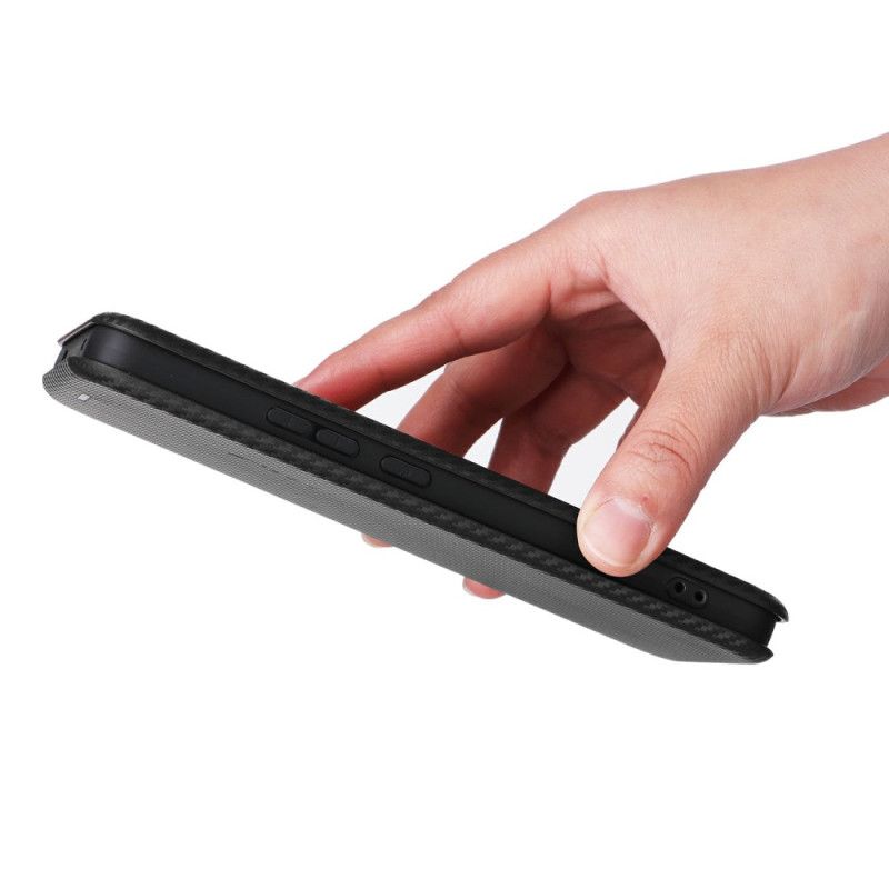 Flip Cover Til Oppo Reno 13f 4g / 5g / 13 Fs 5g Kulfiber