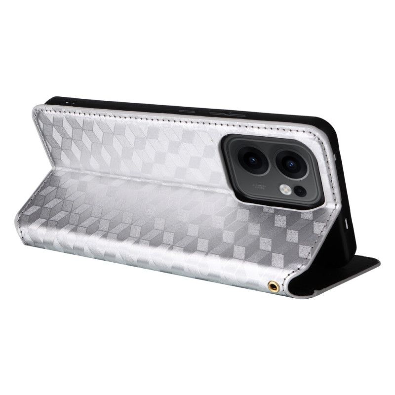 Læder Cover Oppo Reno 13f 4g / 5g / 13 Fs 5g Telefon Etui 3d-diamanter