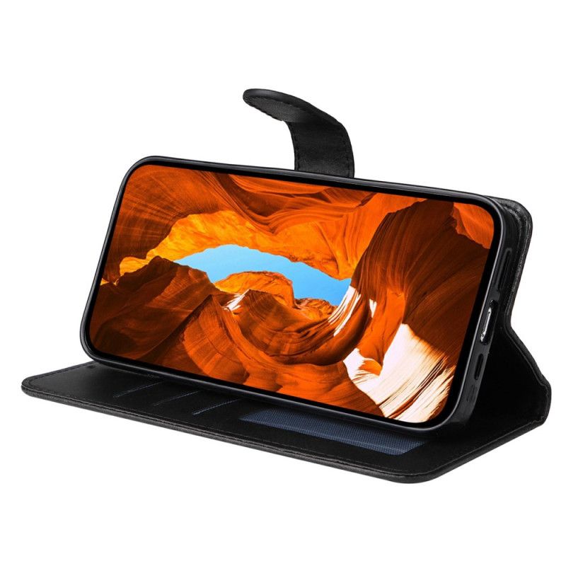 Læder Cover Oppo Reno 13f 4g / 5g / 13 Fs 5g Telefon Etui Ensfarvet Kunstlæder Med Rem