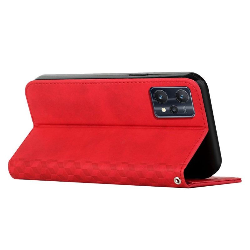 Flip Cover OnePlus Nord CE 2 Lite 5G Imiteret Læder Geometri Design
