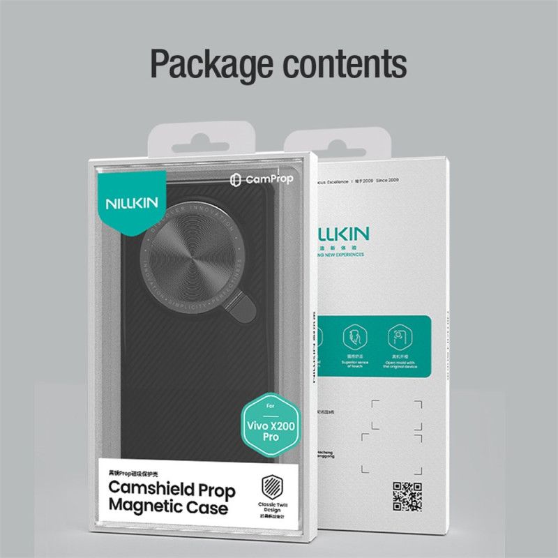 Cover Vivo X200 Pro Telefon Etui Magsafe Camshield Prop Nillkin