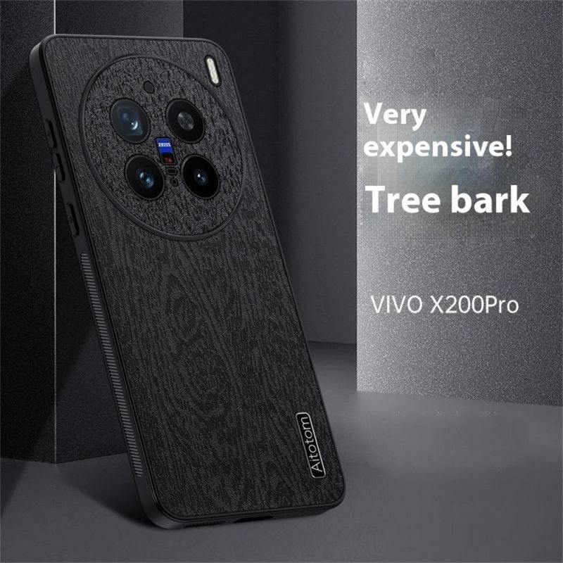 Cover Vivo X200 Pro Telefon Etui Trætekstur