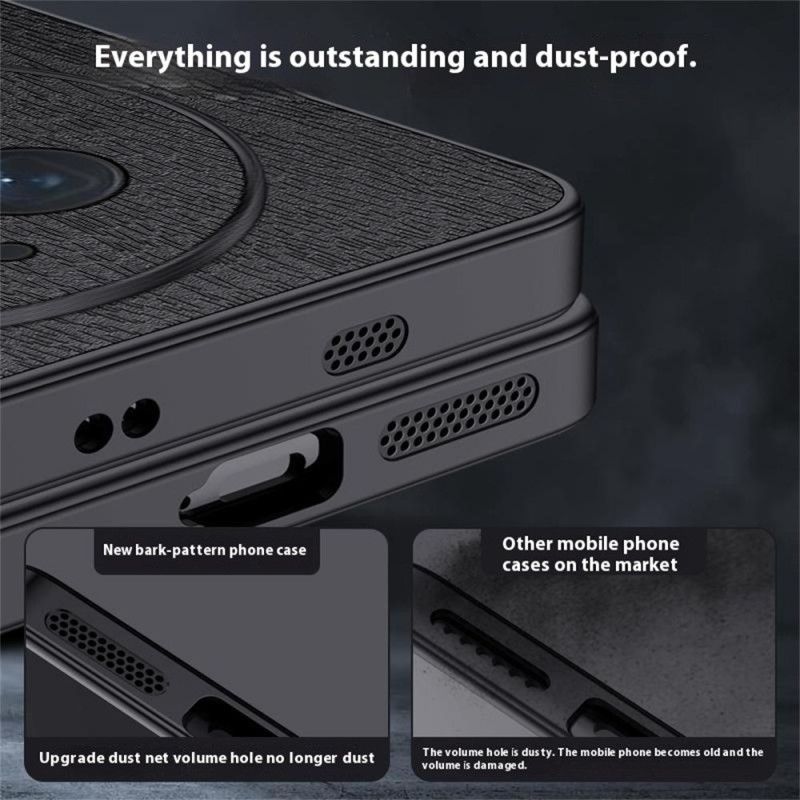 Cover Vivo X200 Pro Telefon Etui Trætekstur