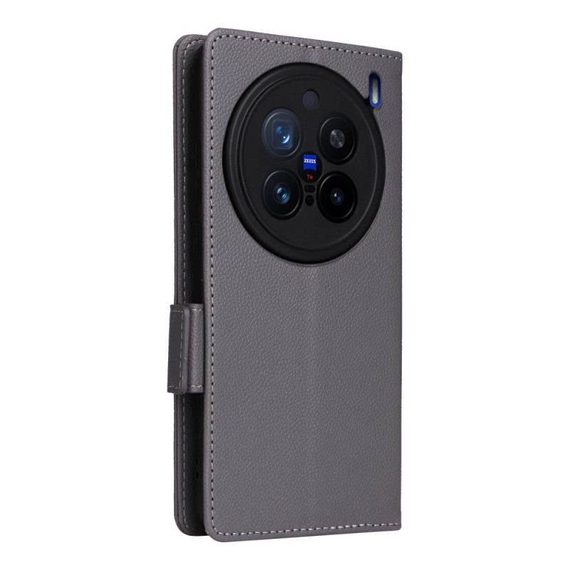 Flip Cover Til Vivo X200 Pro Rem I Kunstlæder