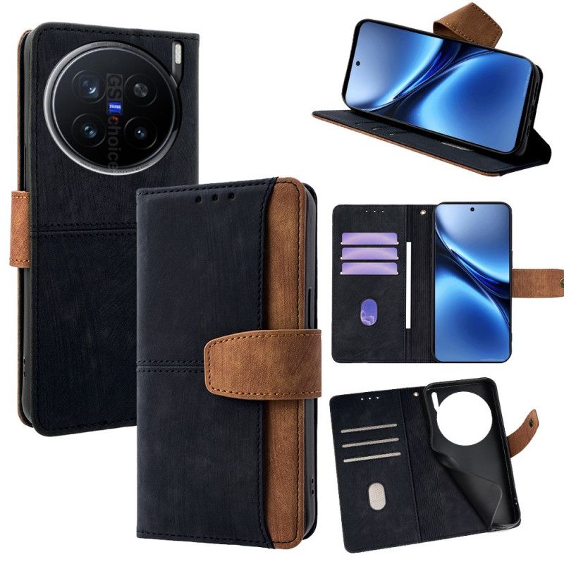 Flip Cover Vivo X200 Pro 6-lags Rfid-beskyttelse