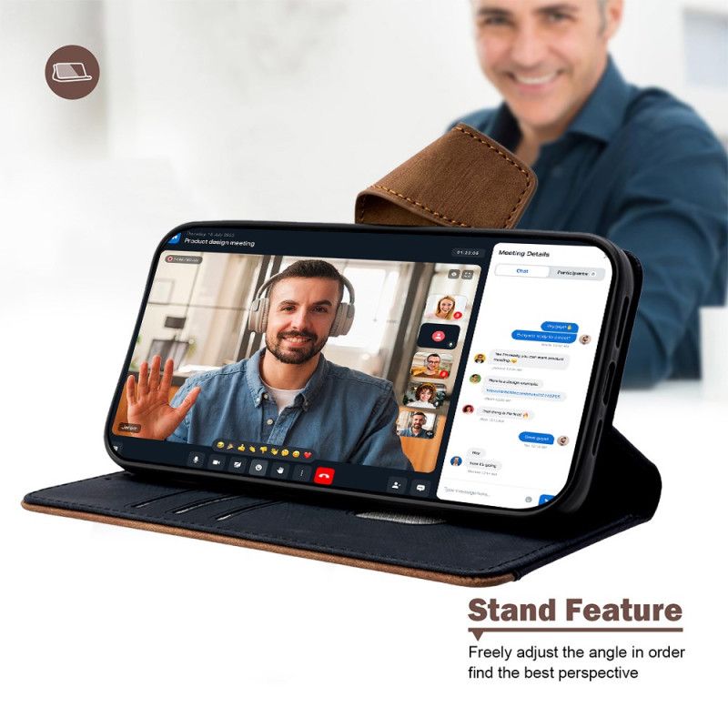 Flip Cover Vivo X200 Pro 6-lags Rfid-beskyttelse