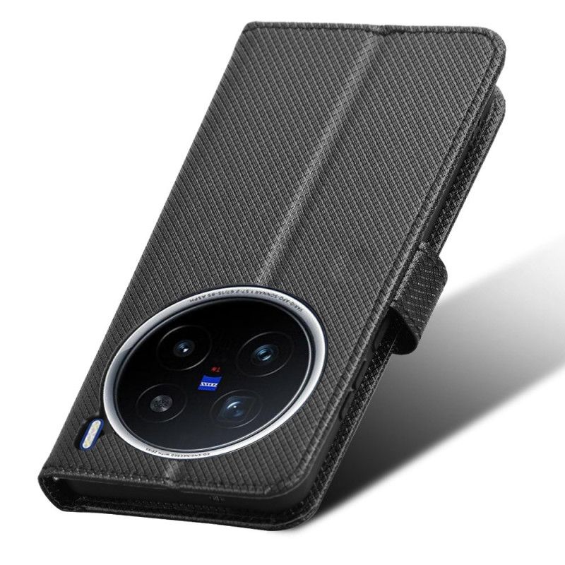 Flip Cover Vivo X200 Pro Diamanttekstur