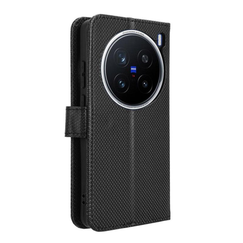 Flip Cover Vivo X200 Pro Diamanttekstur