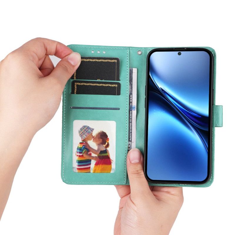 Flip Cover Vivo X200 Pro Solsikkemønster