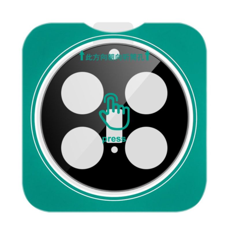 Hærdet Glaslinsebeskytter Til Vivo X200 Pro Selvpositionerende Ramme (sort Version)