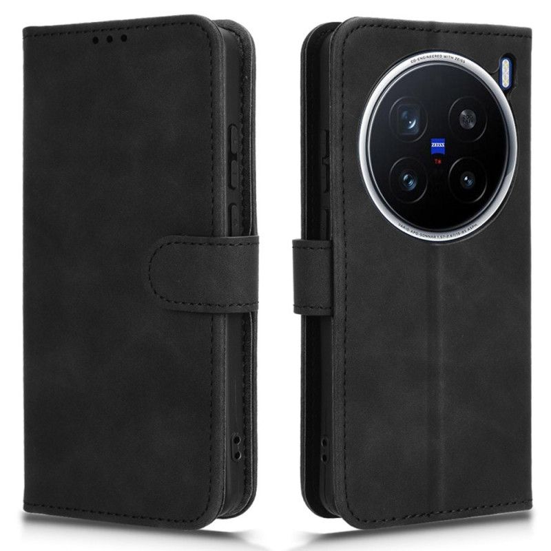 Læder Cover Vivo X200 Pro Ruskindseffekt