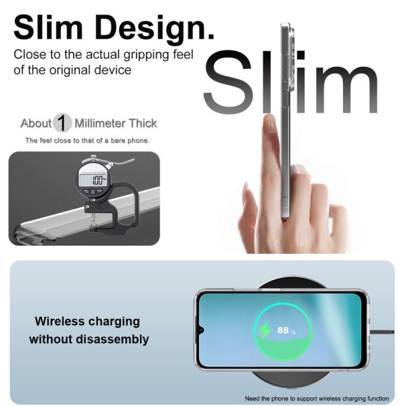 Cover Poco C85 Telefon Etui Gennemsigtig