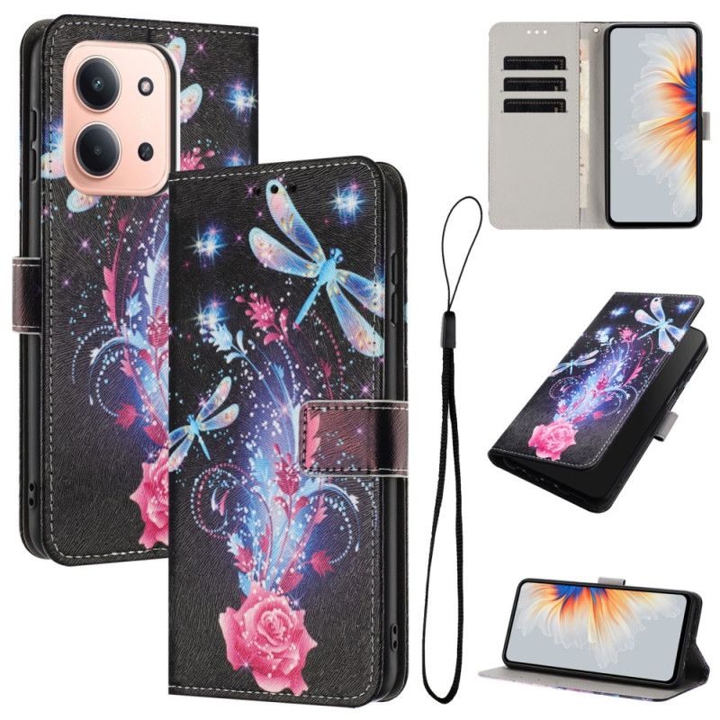 Flip Cover Poco C85 Guldsmede