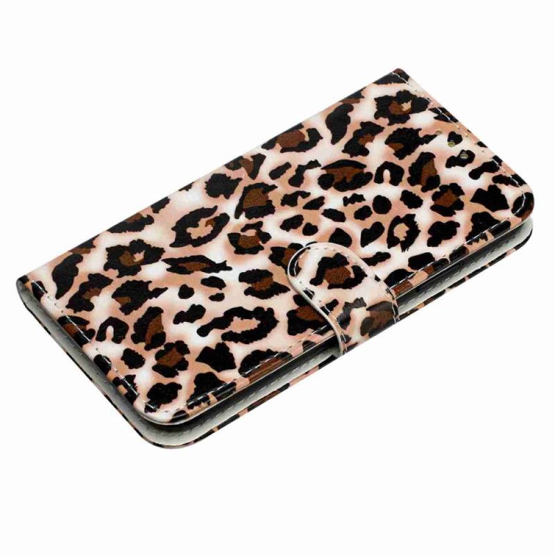 Flip Cover Poco C85 Leopard
