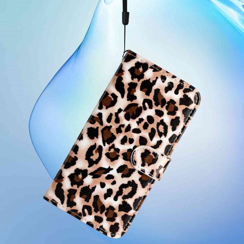 Flip Cover Poco C85 Leopard